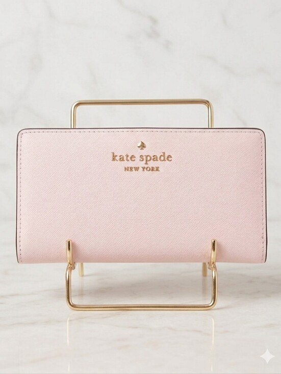 kate spade Handbags - ​Kate Spade Madison Large Slim Wallet Saffiano Leather Light Pink NWT